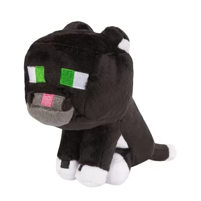 Мягкая игрушка Minecraft Tuxedo Cat 20см
