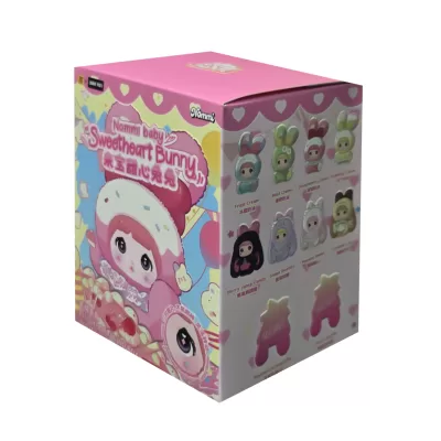 Мягкая игрушка Nommi Baby Милая Зайка в сюрприз-боксе 10см, 1шт.