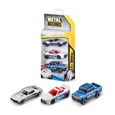 Набор машинок ZURU Metal Machines в асс., 3шт.