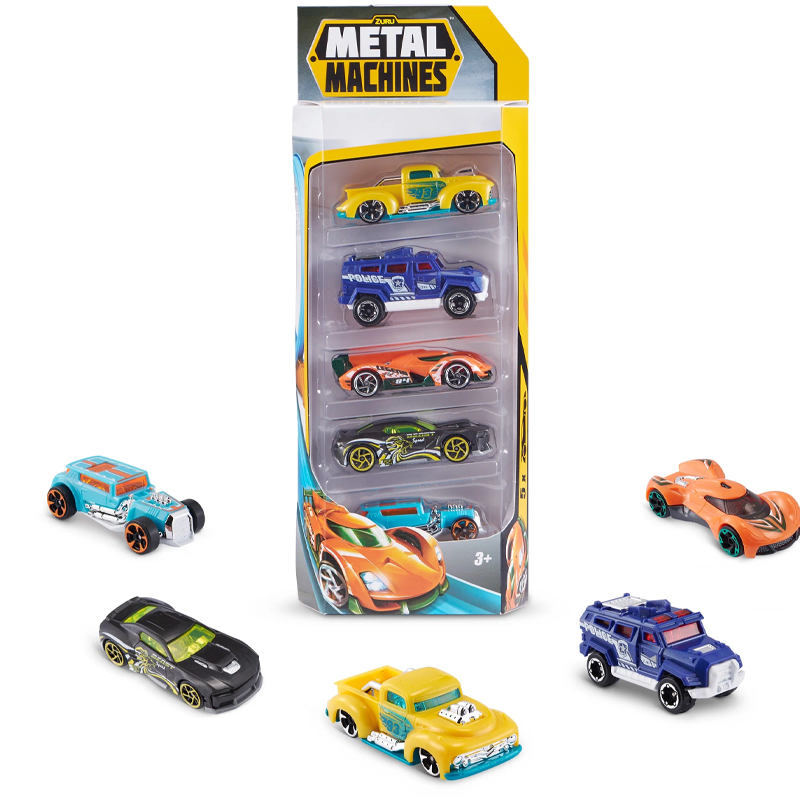 Набор машинок ZURU Metal Machines в асс., 5шт.