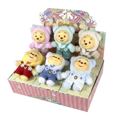 Набор мягких брелков Surprise "Winnie The Pooh" в ассортименте 6шт