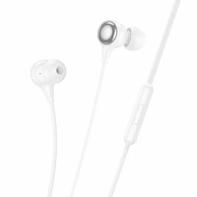Наушники вакуумные Hoco M116 Lighting (White)