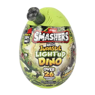 Смэшерс Игр. наб. Мега Дино Яйцо Jurassic Light Up с акс. SMASHERS