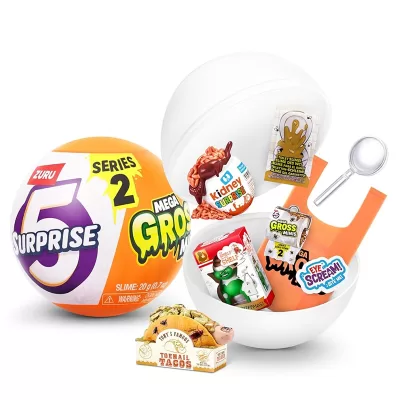 Сюрприз бокс Отвратительная Еда серия2 ZURU 5 SURPRISE, шар 9см