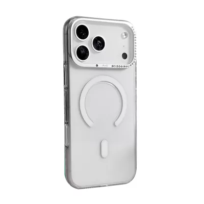 Чехол iP 17 Pro Knit Clear Case with MagSafe (Clear)