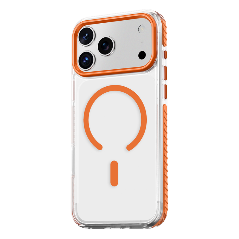 Чехол для iPhone 17 Pro Max KEEPHONE SHOCKSTAR MAGSAFE CASE (Orange)