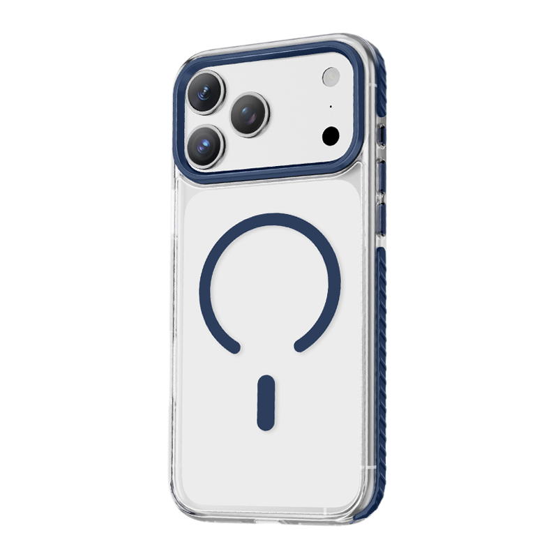 Чехол для iPhone 17 Pro Max KEEPHONE SHOCKSTAR MAGSAFE CASE (Blue)