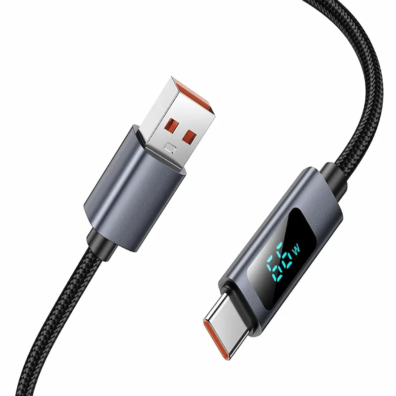 Кабель Type-C Type-C Hoco X112 (1м), 60W с LED черный Кабель Type-C/Type-C Hoco X112 (1м), 60W с LED черный