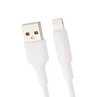 Кабель USB/Lightning Hoco X25 (1м), черный/белый