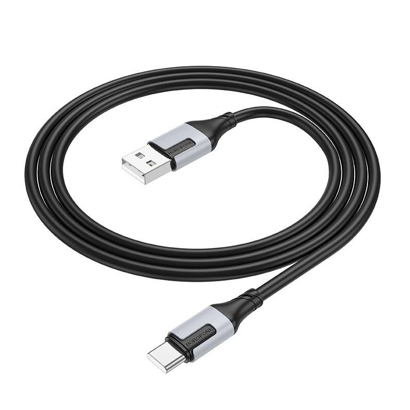 Кабель USB/Type-C Borofone BX101 (1м), черный