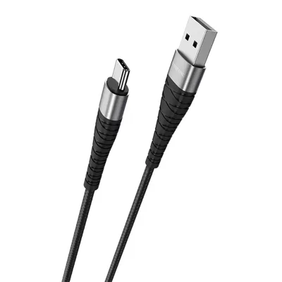 Кабель USB/Type-C Borofone BX32 (1м), нейлон, черный