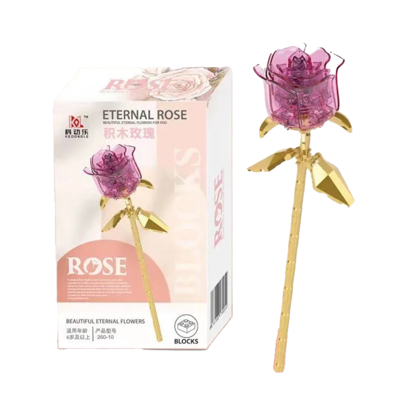 Конструктор Eternal rose кристально-бордовый №260-10 (240 деталей) Конструктор "Eternal rose" кристально-бордовый №260-10 (240 деталей)