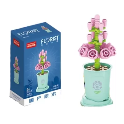 Конструктор "Florist" львиный зев в горшочке №8814-5 (34 детали)