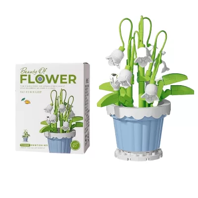 Конструктор "Цветы в горшке" ландыш №7221 (105 деталей)