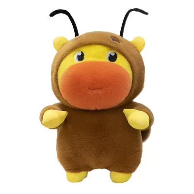 Мягкая игрушка "Капибара Лулу" в костюме таракана 45см