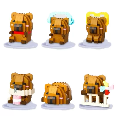 Набор конструкторов "Capy Bara" 12шт (396-529 деталей)