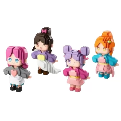 Набор конструкторов "Cute girl" 8шт (1398-1562 детали)