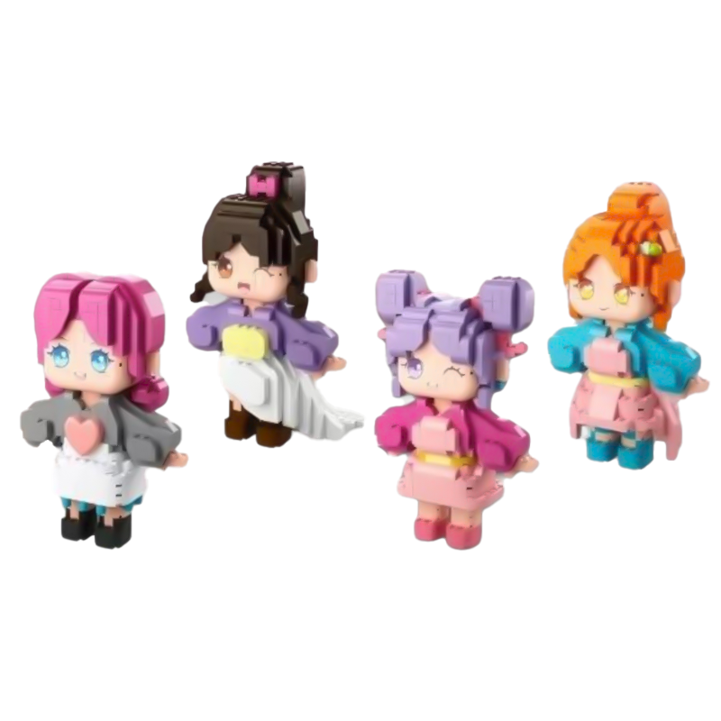 Набор конструкторов "Cute girl" 8шт (1398-1562 детали)