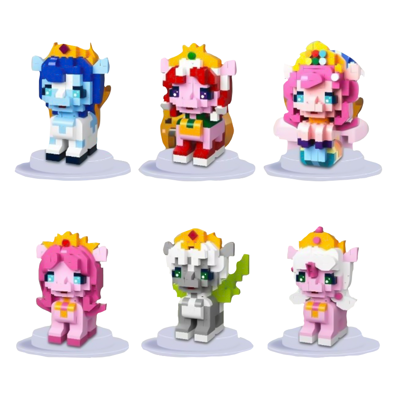 Набор конструкторов "Пони" 12шт (235-290 деталей)