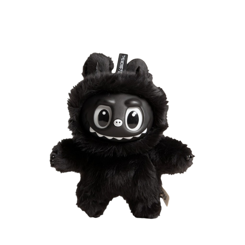 Набор мягких брелков "Labubu" черный, 6шт