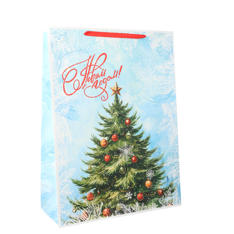 Пакет ламинированный «С Новым Годом», 61×46×20 см Пакет ламинированный «С Новым Годом», 61×46×20 см