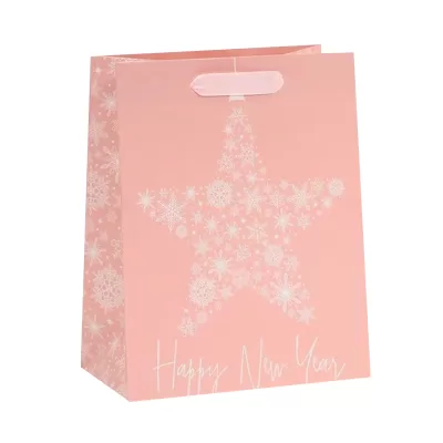 Пакет подарочный новогодний ламинированный «Сладкого Нового Года», MS 18×23×10 см