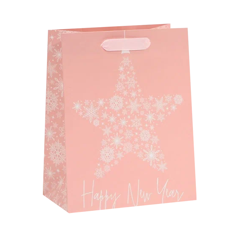 Пакет подарочный новогодний ламинированный «Сладкого Нового Года», MS 18×23×10 см