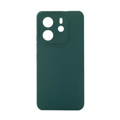 Чехол Redmi Note 14 5G Silicone Case Logo (Темно-зеленый(22))