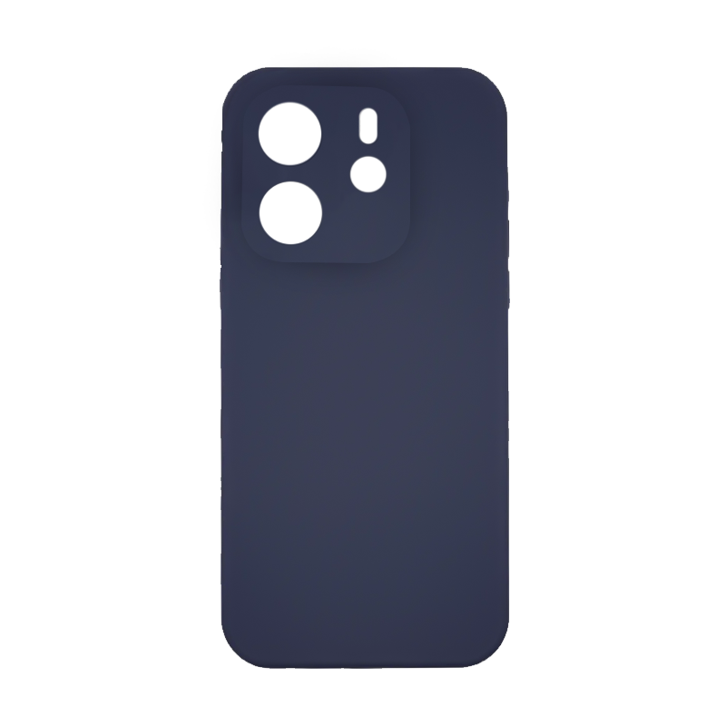 Чехол Redmi Note 14 5G Silicone Case Logo (Темно-синий(8))
