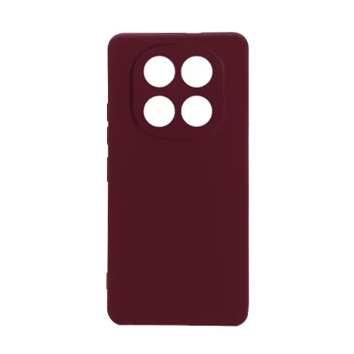Чехол Redmi Note 14 Pro 5G Silicone Case Logo (Винный(23))