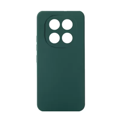 Чехол Redmi Note 14 Pro 5G Silicone Case Logo (Темно-зеленый(22))