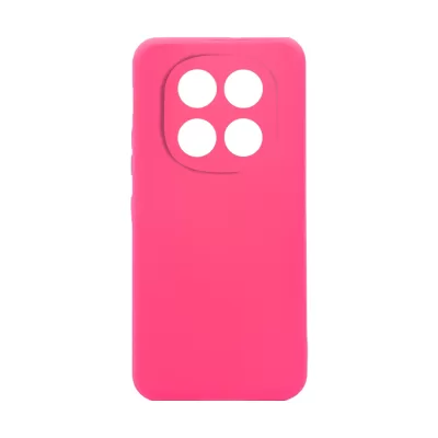 Чехол Redmi Note 14 Pro 4G Silicone Case Logo (Ярко-розовый(21))