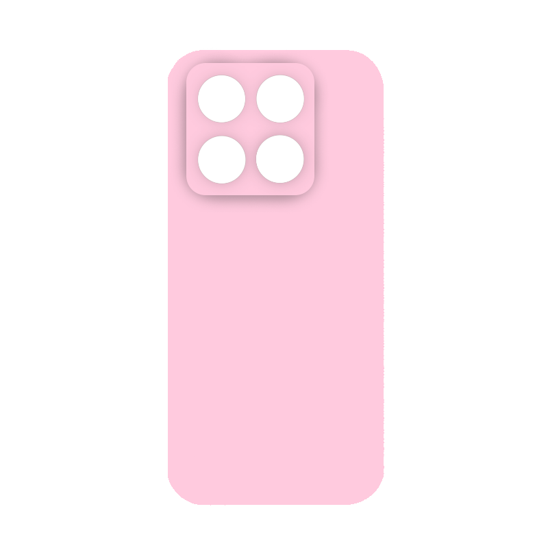 Чехол Xiaomi 14T Pro Silicone Case Logo (Розовый(17))