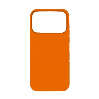 Чехол iP 17 Pro Max App Silicone (with logo 360) (Оранжевый(2))