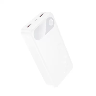 Внешний АКБ Hoco J154A 20000mAh 2USB. 1Type-C (белый)