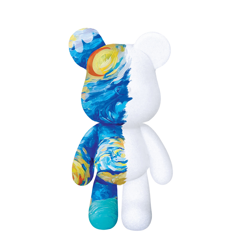 Декоративная живопись Fun and Done Мишка в красках