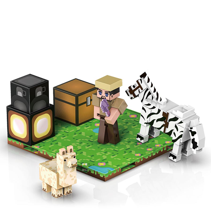 Магнитный конструктор Minecraft Вечерняя прогулка Майнкрафт, 27 деталей Магнитный конструктор Minecraft Вечерняя прогулка Майнкрафт, 27 деталей