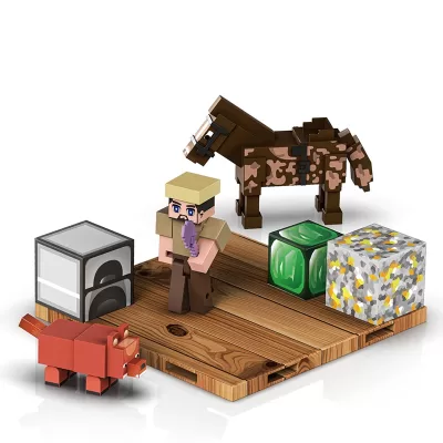 Магнитный конструктор Minecraft Майнкрафт Мое возвращение, 27 деталей