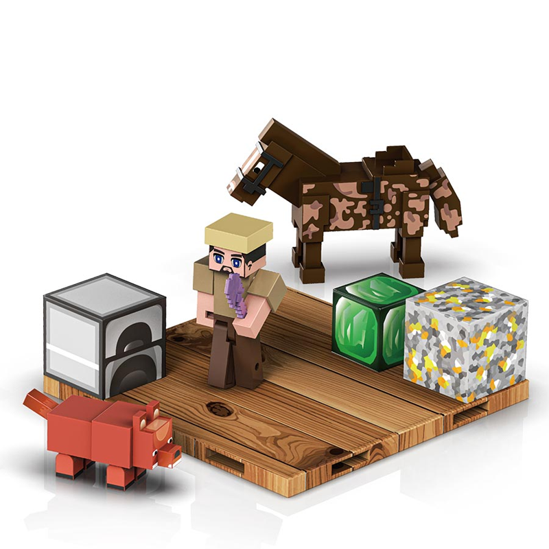 Магнитный конструктор Minecraft Майнкрафт Мое возвращение, 27 деталей