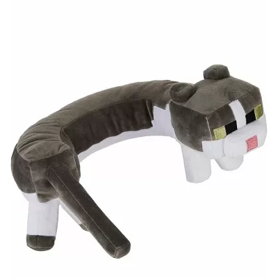 Мягкая игрушка-подушка серый кот из Майнкрафт Minecraft Gray Cat 50см