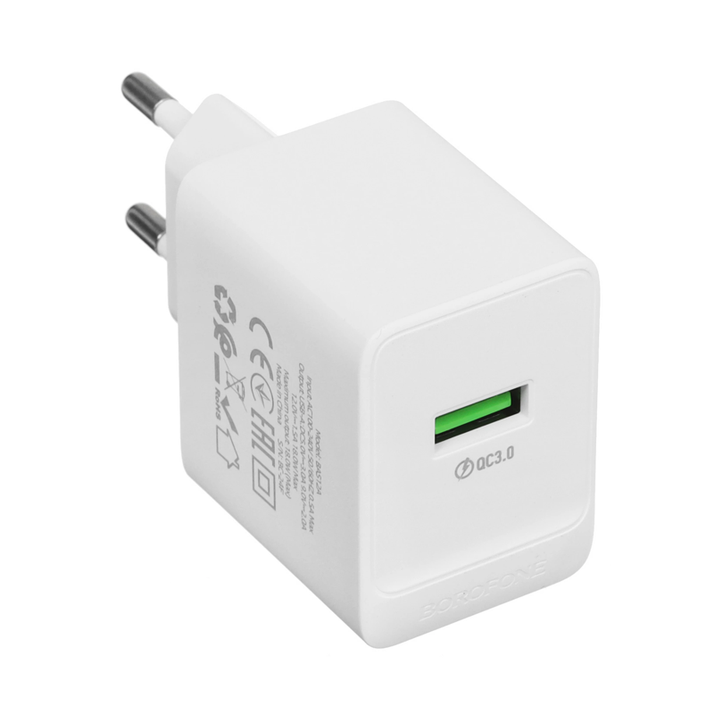 СЗУ Borofone BAS12A 1USB 18W белый