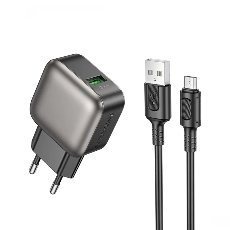 СЗУ Borofone BAS52A 1USB 18W черный