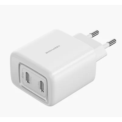 СЗУ KEEPHONE PD 45W BOOSTER CHARGER 2 PORT (C+C) CH-0E044 WHITE
