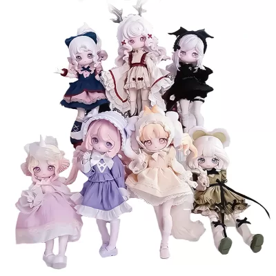 Фигурка шарнирная кукла БЖД История эльфа Лулу в сюрприз-боксе 20см, 1шт.,