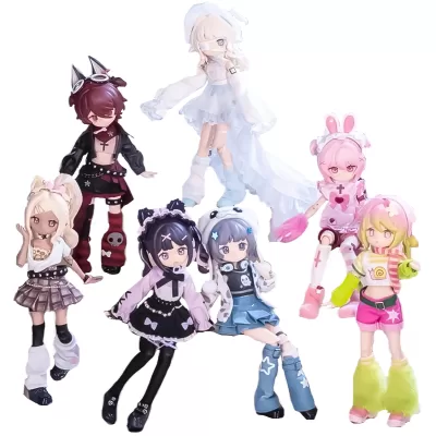 Фигурка шарнирная кукла БЖД Мир электронных игр для домашних животных в сюрприз-боксе 20см, 1шт.