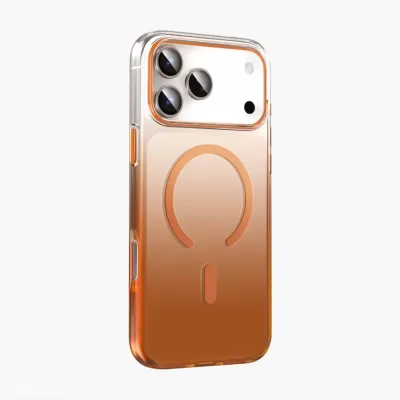 Чехол для iPhone 17 Pro Max KEEPHONE Aurora Pro MagSafe Case (Cosmic Orange)