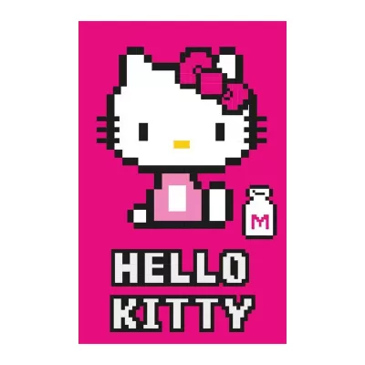 Блокнот А7 "Hello Kitty-4", 65*98мм, клетка, 40л, 200 гр/м2