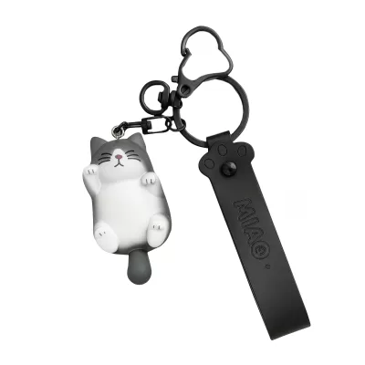 Брелок «The lazy cat», black