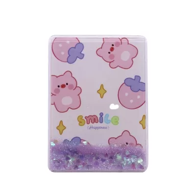 Зеркало шейкер раскладное "Many little pig", белое, 8*6 см