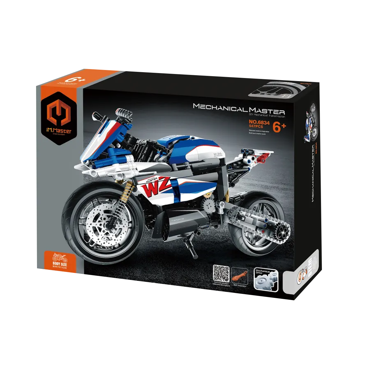 Конструктор iM.Master "Синий мотоцикл"